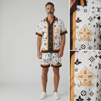 🤎 Louis Vuitton Monogram Resort Set – Iconic Luxury Co - Ord Outfit 🩳👕✨ - MASTERPIECE