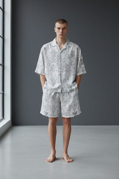 Louis Vuitton Monogram Resort Set – White Luxury Summer Co-Ord for Men 🤍🌴 - MASTERPIECE