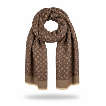 Louis Vuitton Monogram Scarf – Brown Iconic Luxury 🤎🧣 - MASTERPIECE