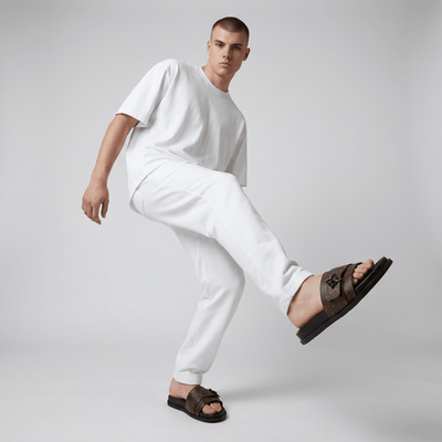 Louis Vuitton Monogram Slides 🤎✨ Luxury Comfort Sandals for Men - MASTERPIECE