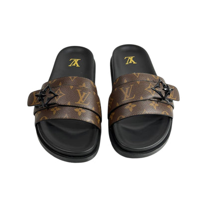 Louis Vuitton Monogram Slides 🤎✨ Luxury Comfort Sandals for Men - MASTERPIECE