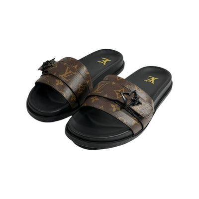 Louis Vuitton Monogram Slides 🤎✨ Luxury Comfort Sandals for Men - MASTERPIECE
