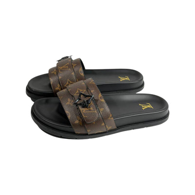 Louis Vuitton Monogram Slides 🤎✨ Luxury Comfort Sandals for Men - MASTERPIECE