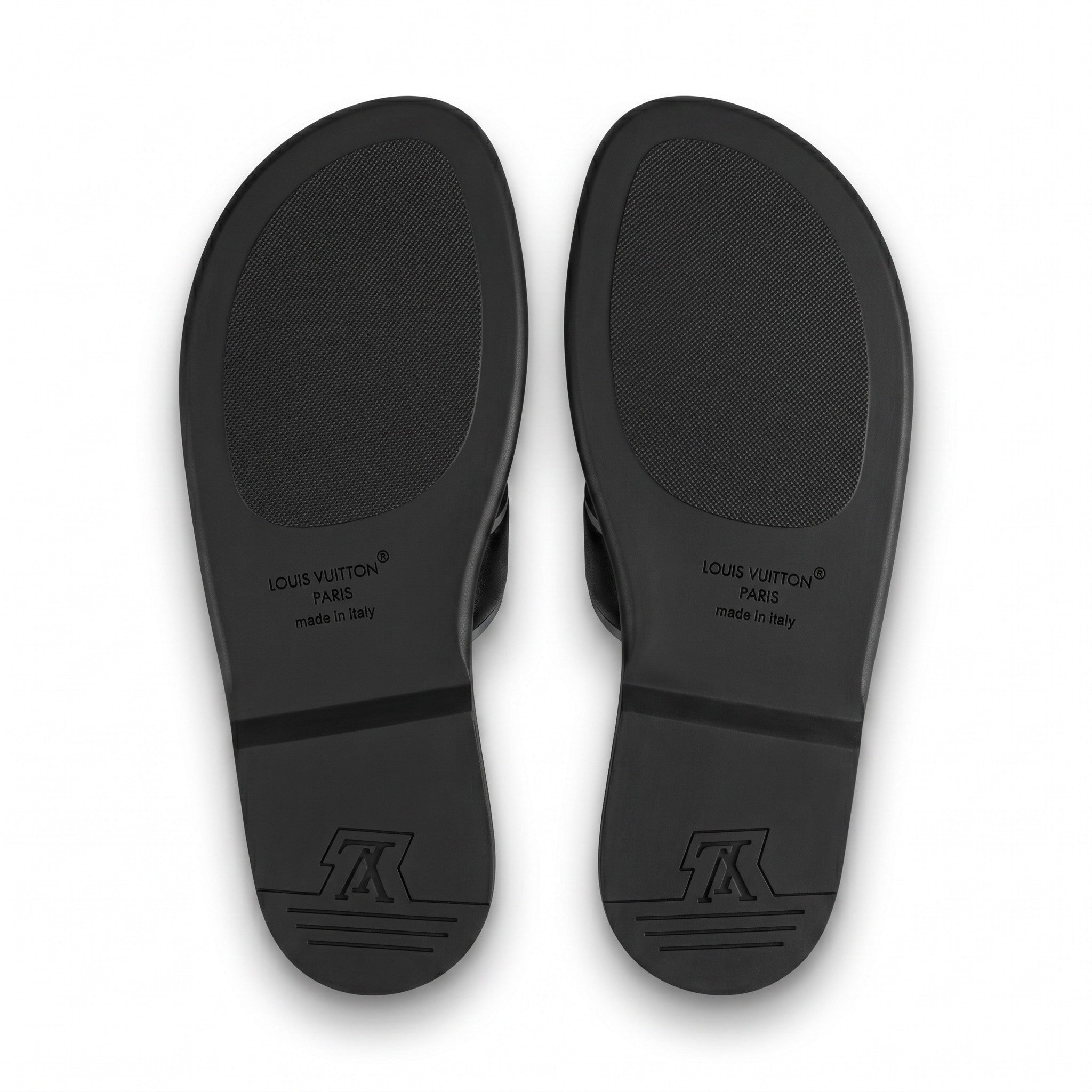 Louis Vuitton Monogram Suede Slides – All Black - MASTERPIECE