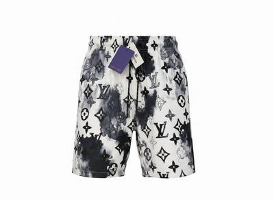 Louis Vuitton Monogram Swim Shorts 🌊 | Black & White Beachwear - MASTERPIECE