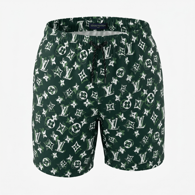 Louis Vuitton Monogram Swim Shorts – Forest Green 🌿🌊 - MASTERPIECE