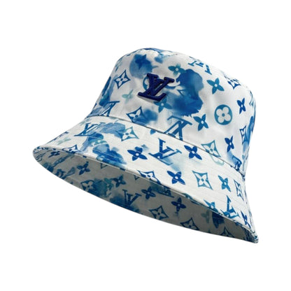 💙 Louis Vuitton Monogram Tie - Dye Bucket Hat | Blue & White LV Summer Style 🎩 - MASTERPIECE