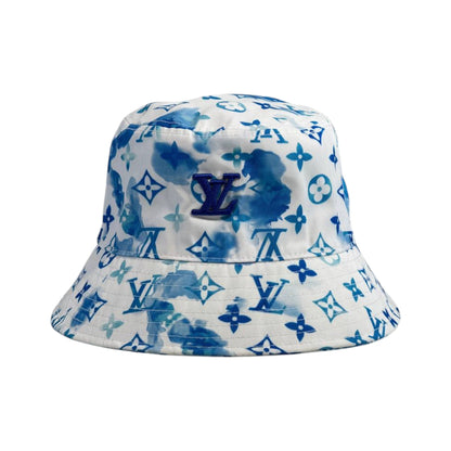 💙 Louis Vuitton Monogram Tie - Dye Bucket Hat | Blue & White LV Summer Style 🎩 - MASTERPIECE