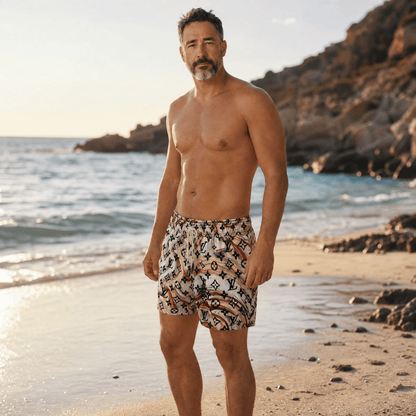 🩳 Louis Vuitton Monogram Wave Swim Shorts 🌊✨ - MASTERPIECE