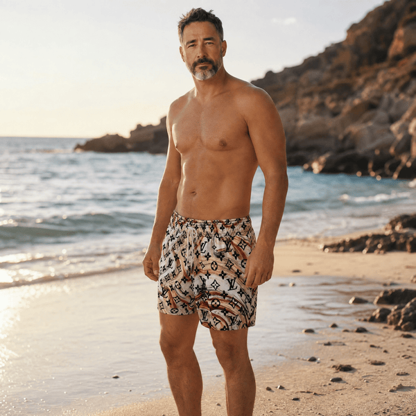 🩳 Louis Vuitton Monogram Wave Swim Shorts 🌊✨
