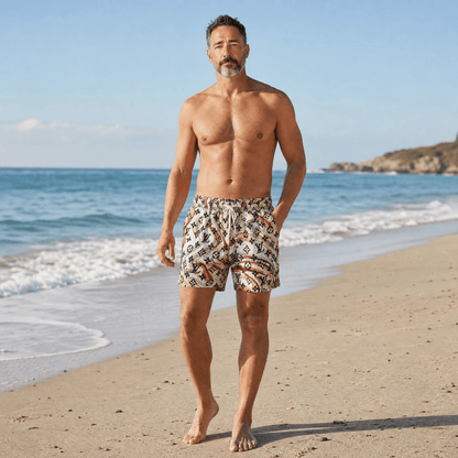 🩳 Louis Vuitton Monogram Wave Swim Shorts 🌊✨ - MASTERPIECE