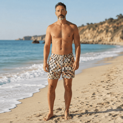 🩳 Louis Vuitton Monogram Wave Swim Shorts 🌊✨ - MASTERPIECE