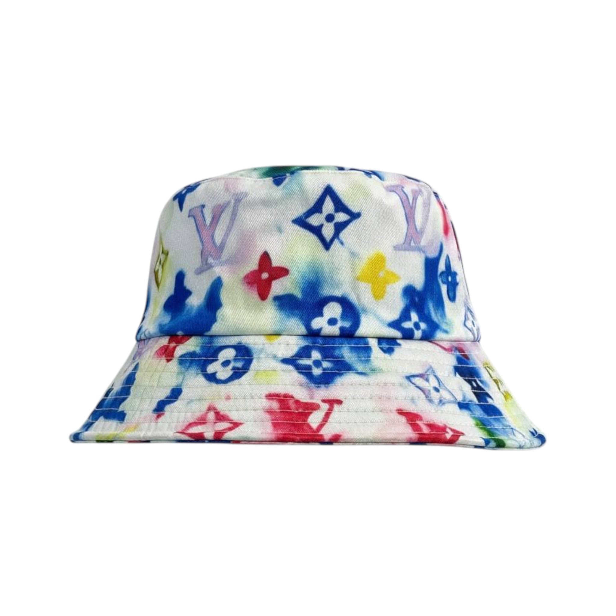🌈 Louis Vuitton Multicolor Monogram Bucket Hat | Artistic LV Summer Vibes 🎨 - MASTERPIECE