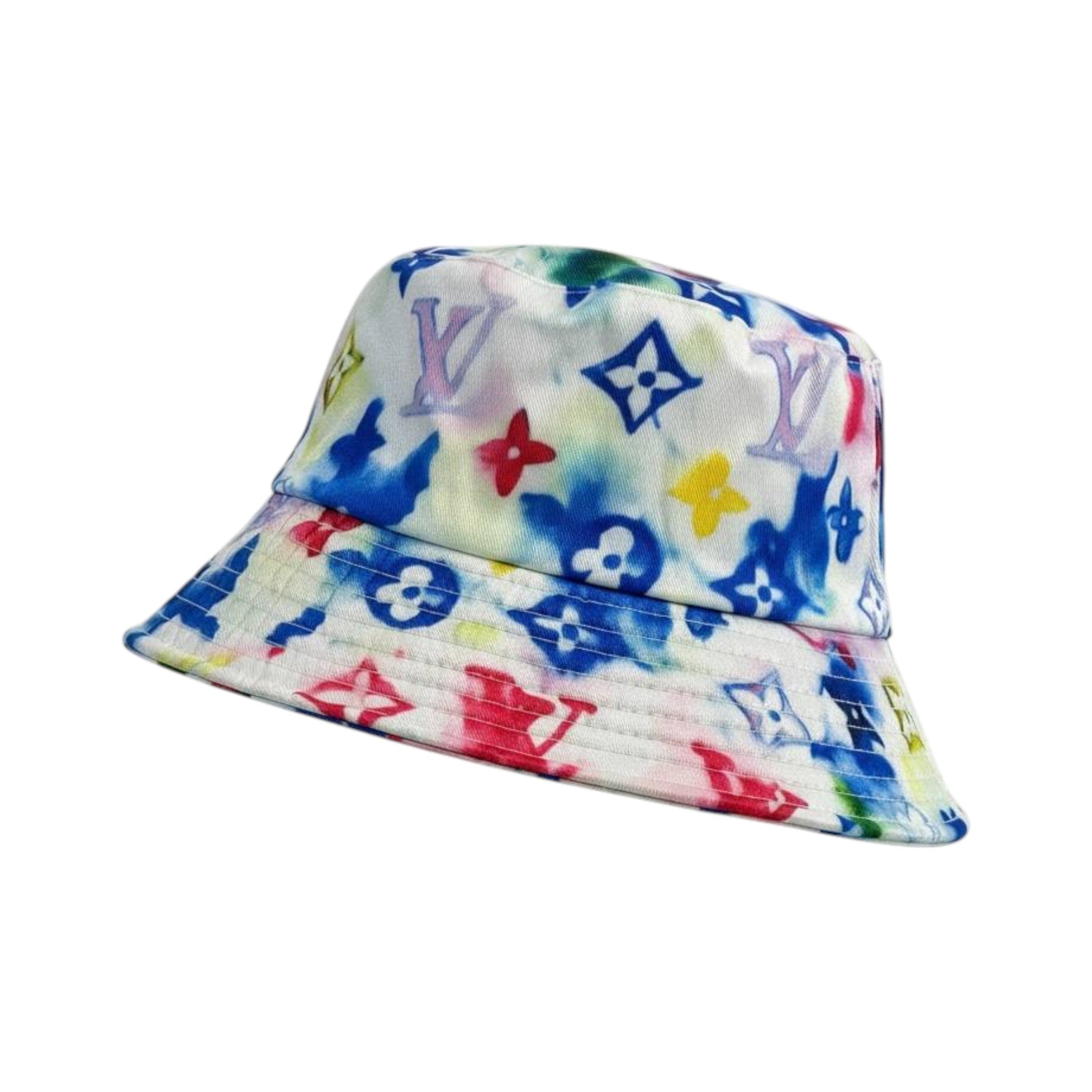 🌈 Louis Vuitton Multicolor Monogram Bucket Hat | Artistic LV Summer Vibes 🎨 - MASTERPIECE