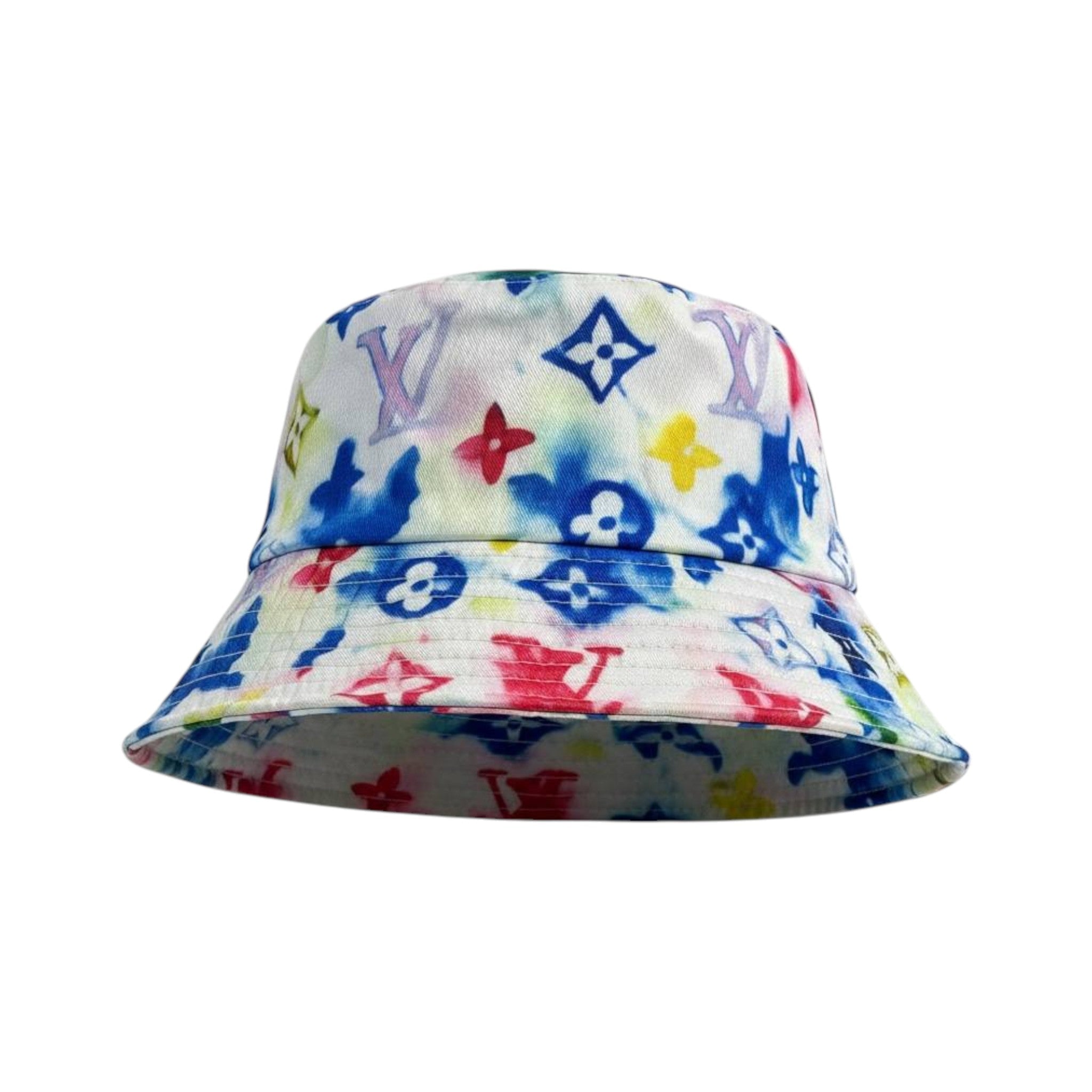🌈 Louis Vuitton Multicolor Monogram Bucket Hat | Artistic LV Summer Vibes 🎨 - MASTERPIECE