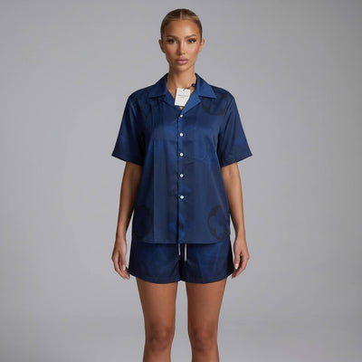 🔵 Louis Vuitton Navy Monogram Set – Clean Luxury Summer Co - Ord 🩳👕✨ - MASTERPIECE