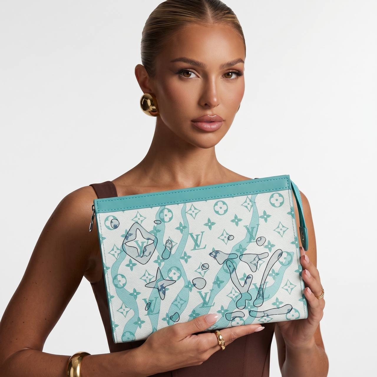 Louis Vuitton Ocean Monogram Pochette 🩵🌊✨ - MASTERPIECE