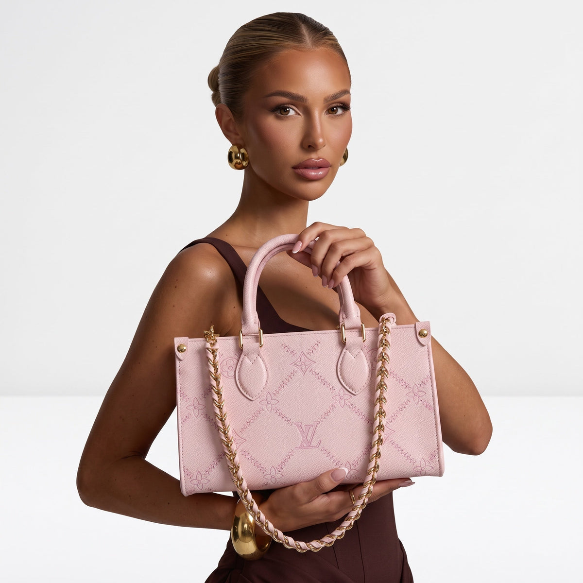 Louis Vuitton OnTheGo Tote – Pink Monogram 👜 - MASTERPIECE