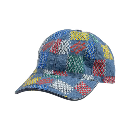 🟦 Louis Vuitton Patchwork Monogram Cap | Luxury Denim Style Hat 🎯 - MASTERPIECE