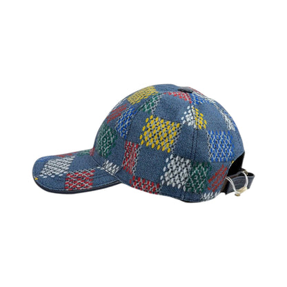🟦 Louis Vuitton Patchwork Monogram Cap | Luxury Denim Style Hat 🎯 - MASTERPIECE