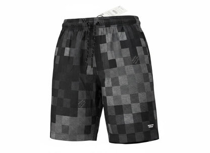 Louis Vuitton Pixel Monogram Swim Shorts 🖤 | Grey Luxury Beachwear - MASTERPIECE