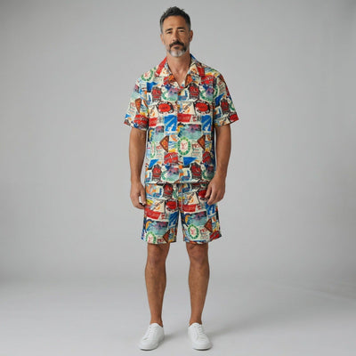 🌴 Louis Vuitton Postcard Resort Co-Ord Set ✈️🏖️ - MASTERPIECE