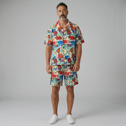 🌴 Louis Vuitton Postcard Resort Co-Ord Set ✈️🏖️ - MASTERPIECE