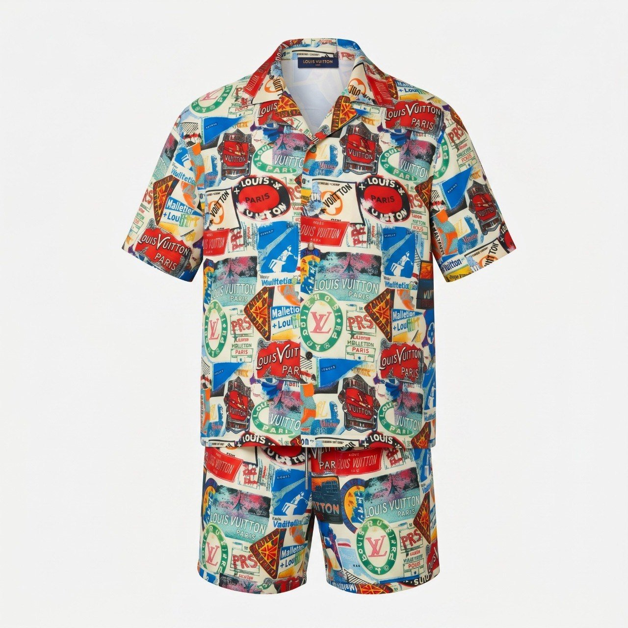 🌴 Louis Vuitton Postcard Resort Co-Ord Set ✈️🏖️ - MASTERPIECE