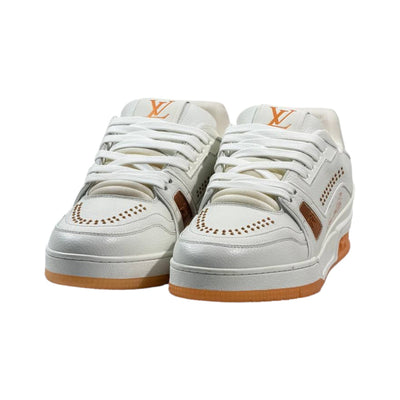 🤍🧡 Louis Vuitton Premium Court Sneakers 👟✨ - MASTERPIECE