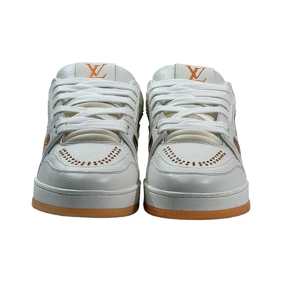 🤍🧡 Louis Vuitton Premium Court Sneakers 👟✨ - MASTERPIECE