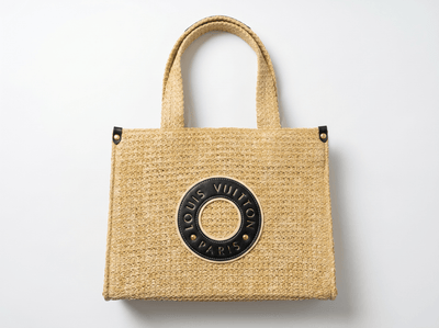 Louis Vuitton Raffia Summer Tote Bag ☀️👜 - MASTERPIECE