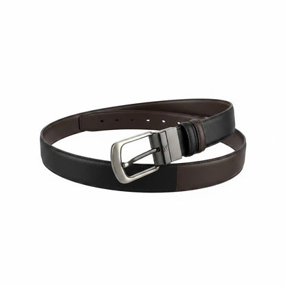 ✨ Louis Vuitton Reversible Leather Belt 120CM – Black & Brown - MASTERPIECE