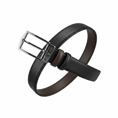 Louis Vuitton Reversible Leather Belt 130CM ✨🖤🤎 Premium Double Face Buckle Belt - MASTERPIECE