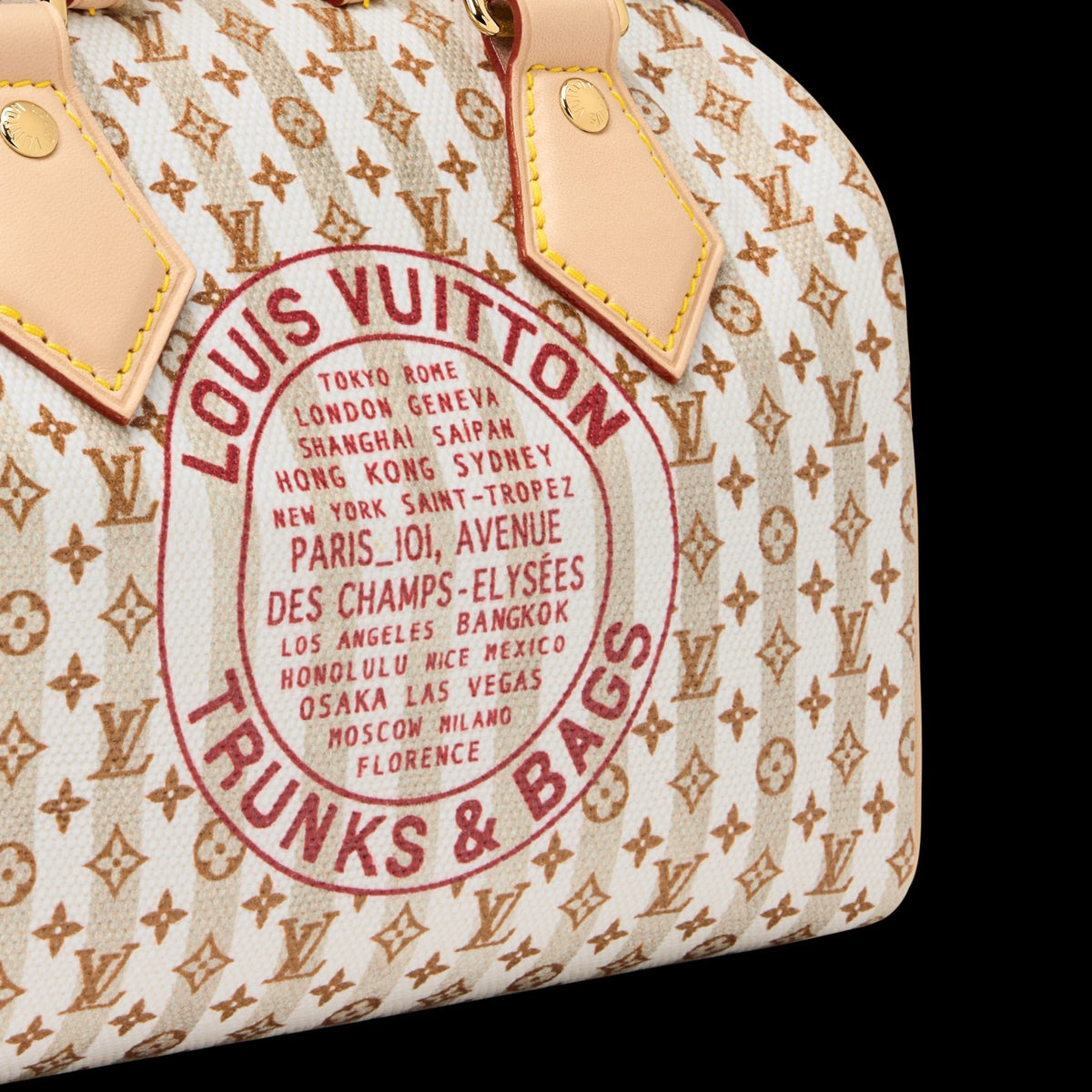Louis Vuitton Satchel – Beige Monogram Trunks 👜 - MASTERPIECE