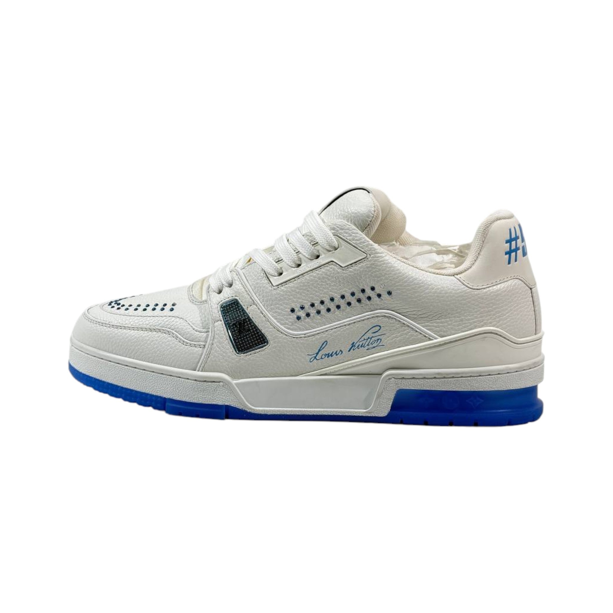 🤍💙 Louis Vuitton Signature Court Sneakers 👟✨ - MASTERPIECE