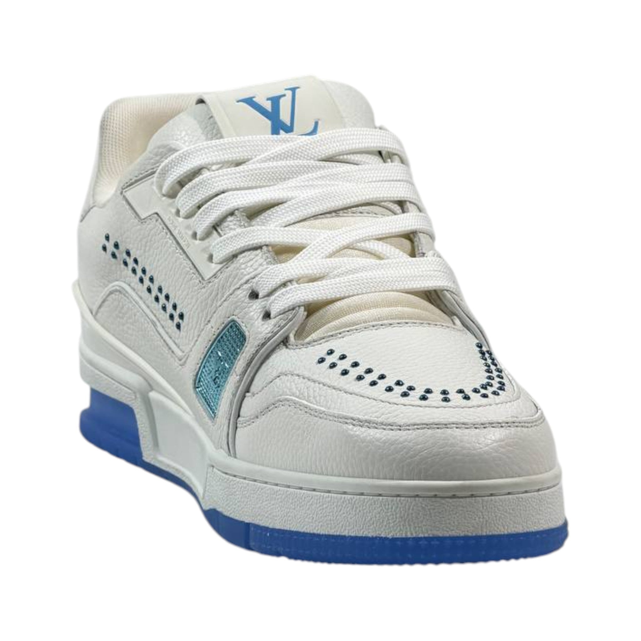 🤍💙 Louis Vuitton Signature Court Sneakers 👟✨ - MASTERPIECE