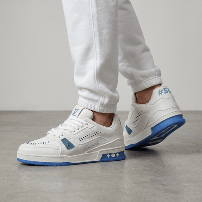 🤍💙 Louis Vuitton Signature Court Sneakers 👟✨ - MASTERPIECE