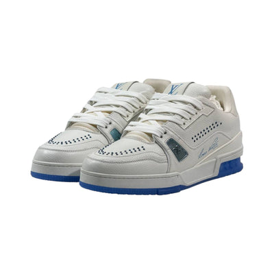 🤍💙 Louis Vuitton Signature Court Sneakers 👟✨ - MASTERPIECE