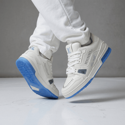 🤍💙 Louis Vuitton Signature Court Sneakers 👟✨ - MASTERPIECE