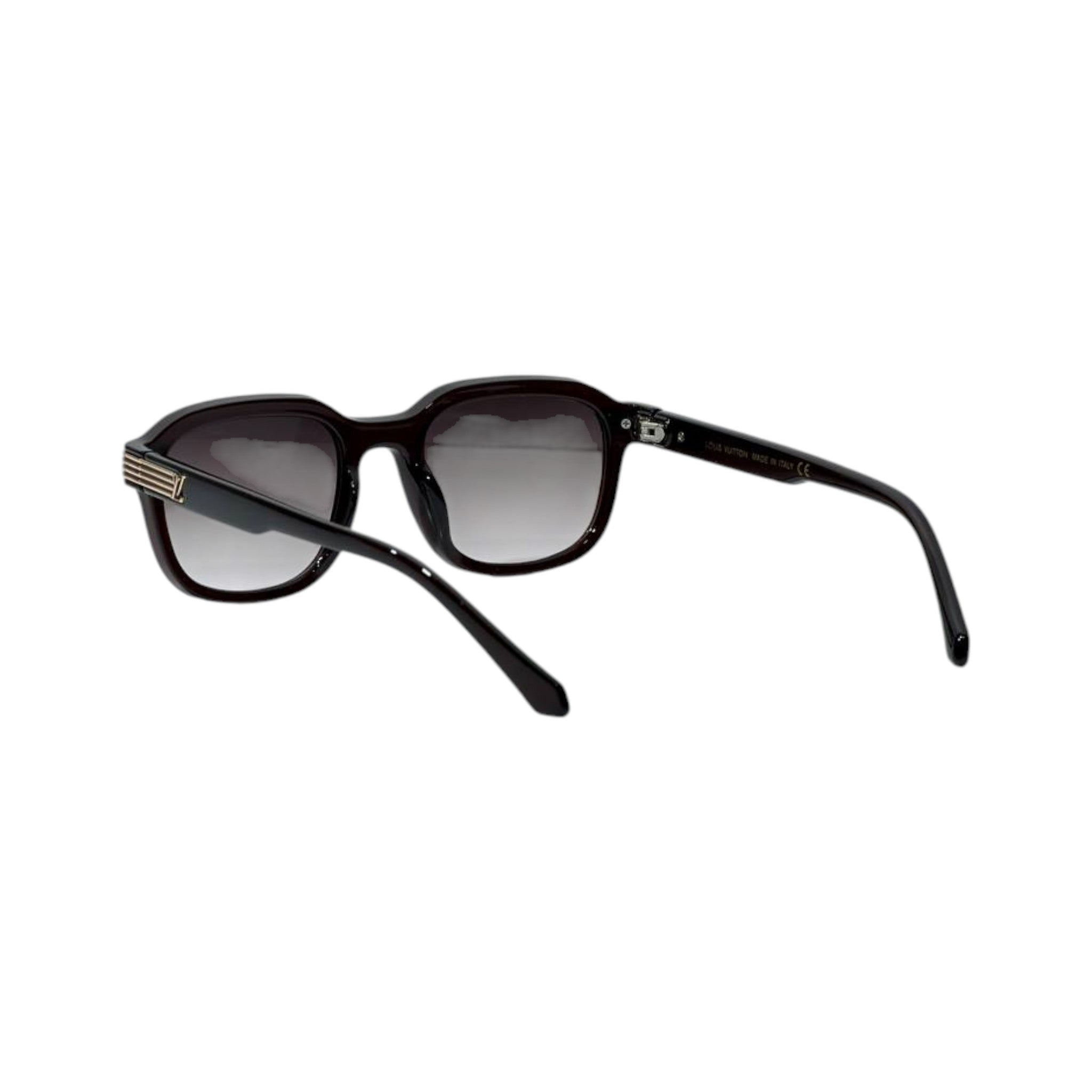 🕶️ Louis Vuitton Signature Square Sunglasses – Black & Gold Luxury Edition ✨ - MASTERPIECE
