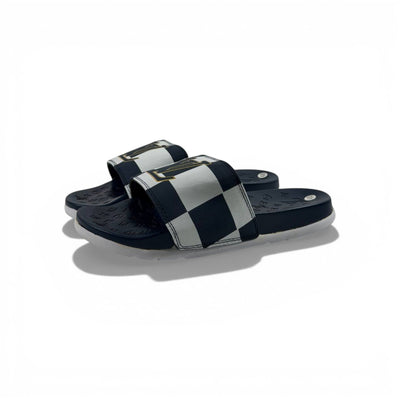 🔵 Louis Vuitton Slides – Damier Navy Edition 👑✨ - MASTERPIECE