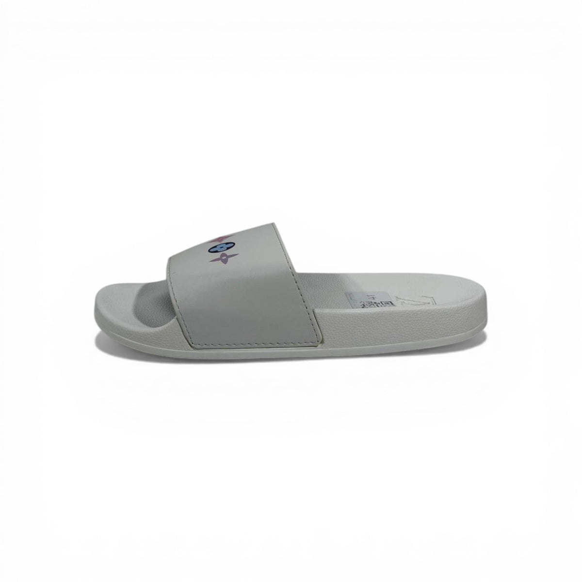 🤍 Louis Vuitton Slides – White Pastel Monogram Edition 🌸✨ - MASTERPIECE