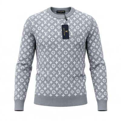 Louis Vuitton Sweater – Grey Monogram - MASTERPIECE
