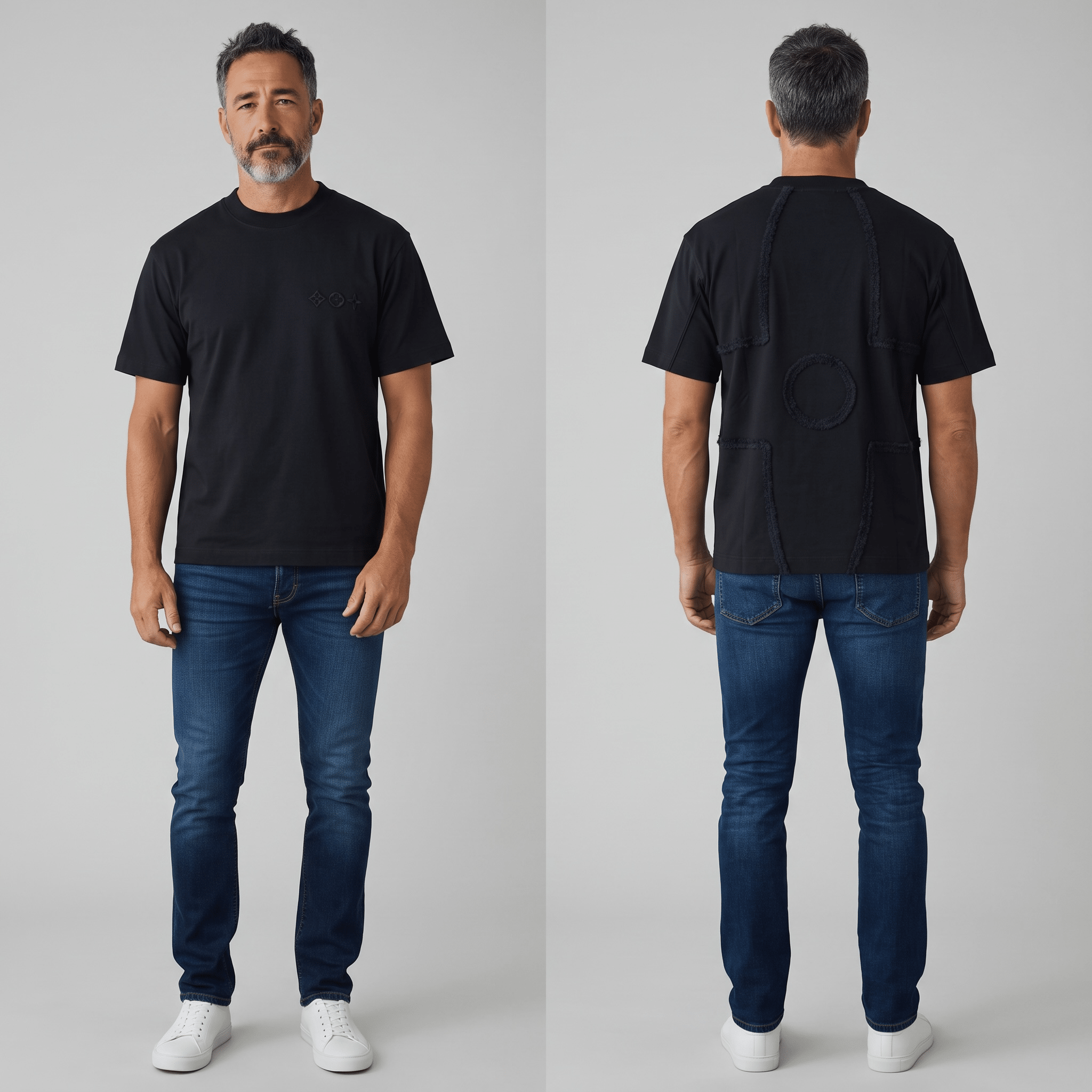 Louis Vuitton Textured Panel T-Shirt – Black - MASTERPIECE