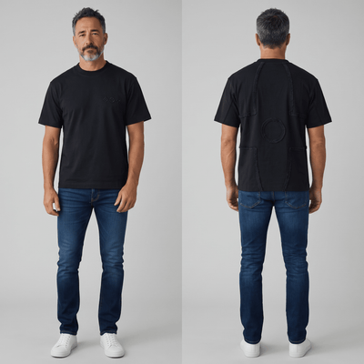 Louis Vuitton Textured Panel T-Shirt – Black - MASTERPIECE