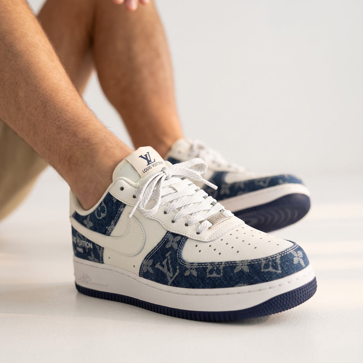 Louis Vuitton Trainers – Blue Monogram Denim 👟✨ - MASTERPIECE