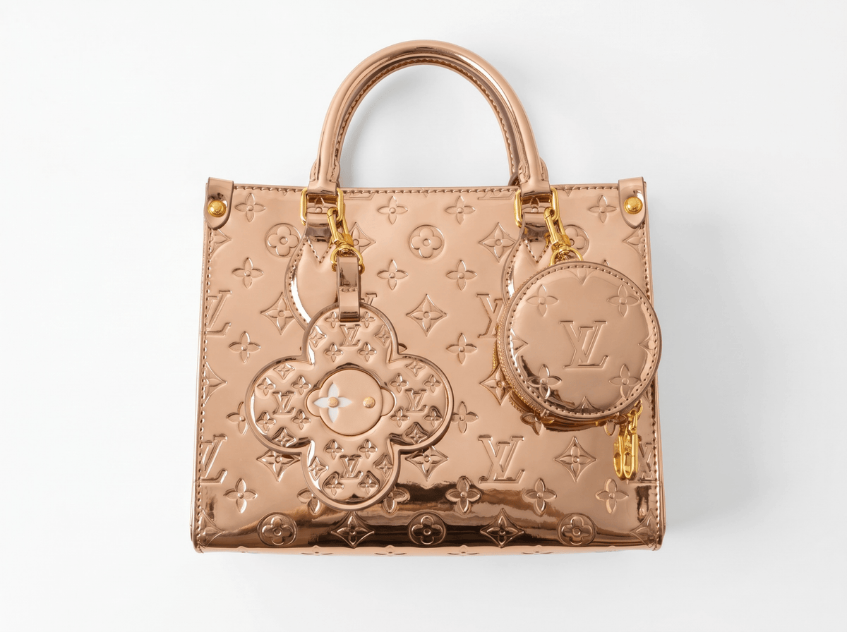 ✨ Louis Vuitton Vernis Rose Gold Mini Tote Bag - MASTERPIECE