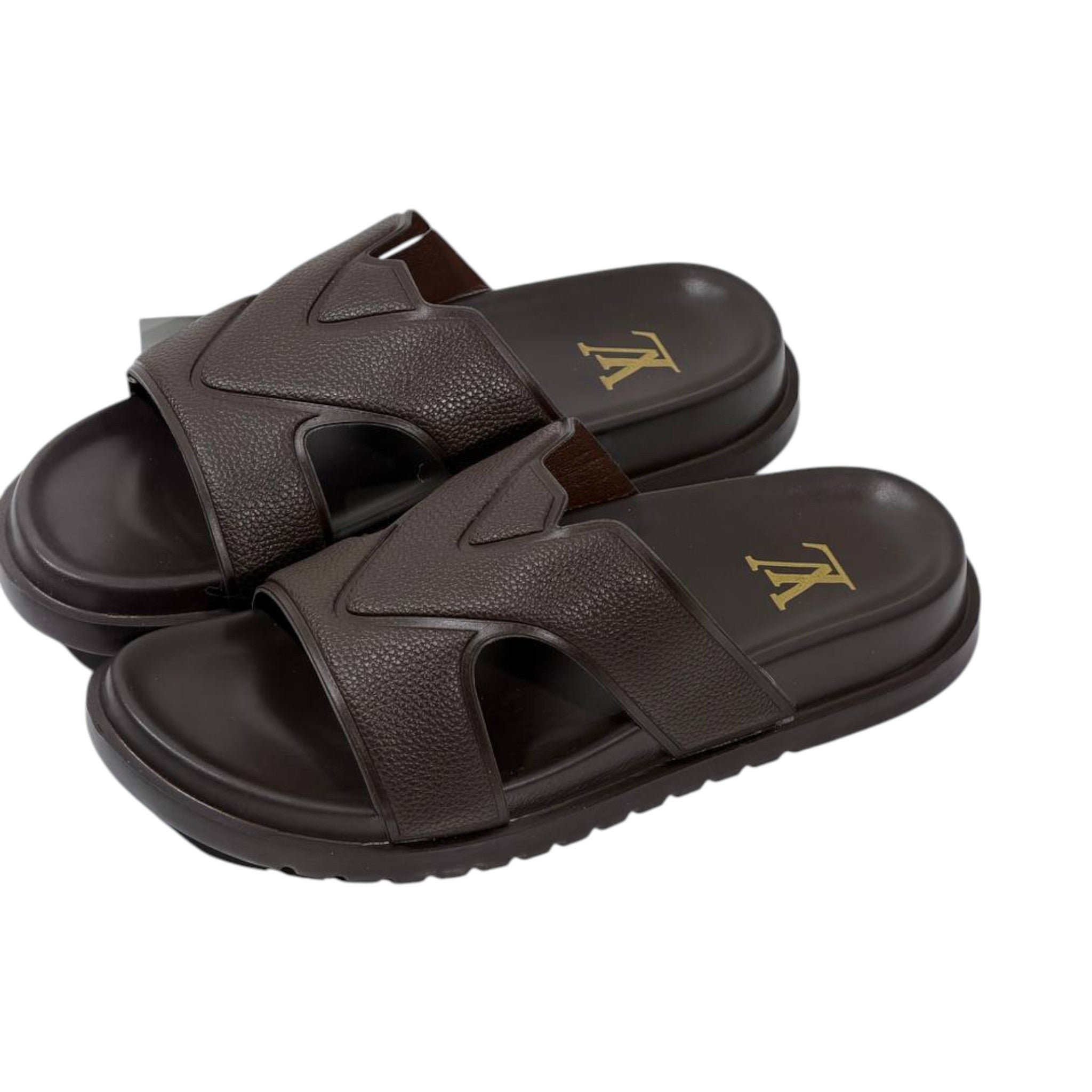 🤎 Louis Vuitton Waterfront H Slides – Luxury Comfort in Every Step - MASTERPIECE