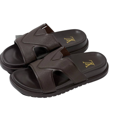 🤎 Louis Vuitton Waterfront H Slides – Luxury Comfort in Every Step - MASTERPIECE
