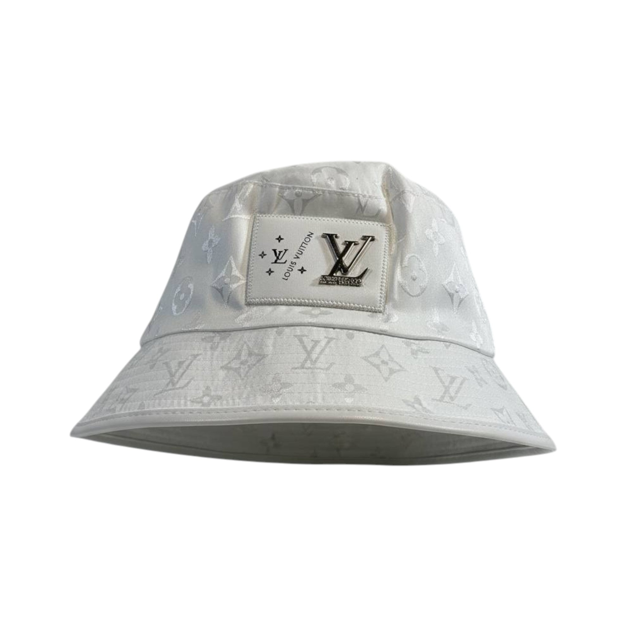 🤍 Louis Vuitton White Monogram Bucket Hat | Clean Luxury Style ✨ - MASTERPIECE